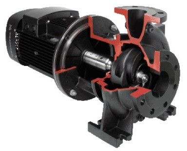 Одноступенчатый консольный насос с полуоткрытым рабочим колесом Grundfos MTB 65-200/199 A-F-A-BQQV