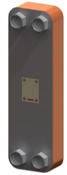 Паяный теплообменник HYDAC HEX S722-20