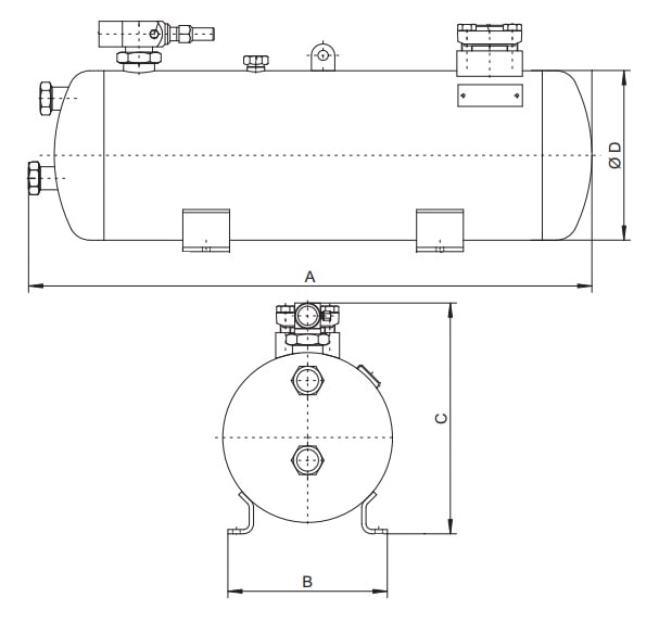 Кожухотрубный теплообменник BITZER F402HA