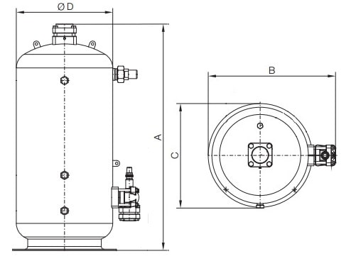 Кожухотрубный теплообменник BITZER FS202P
